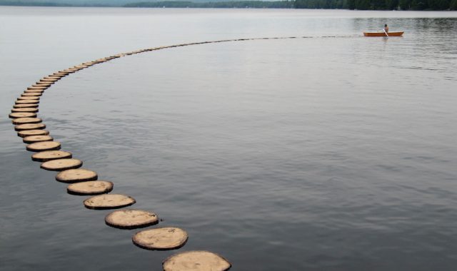 Lake Wesserunsett Log