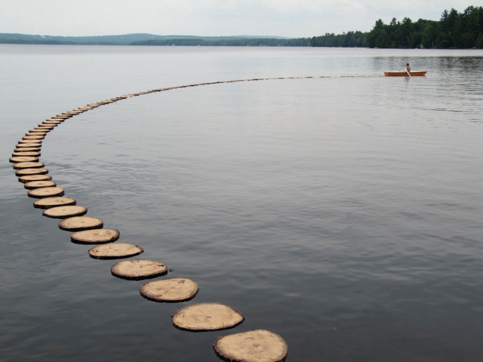 Lake Wesserunsett Log