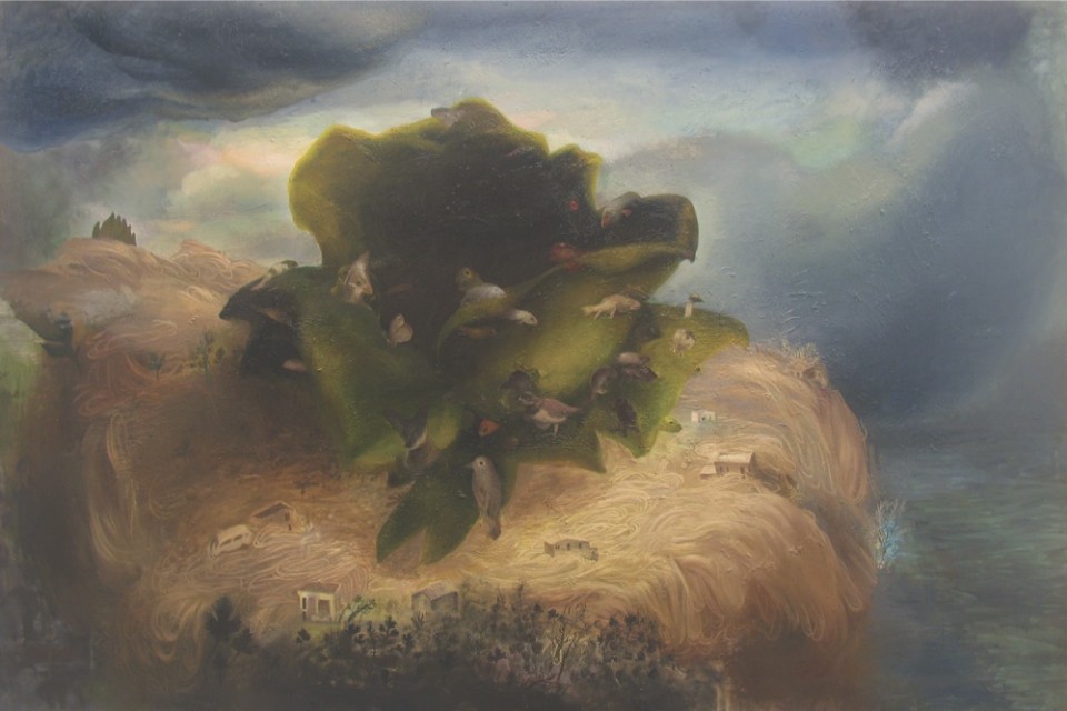 Χωρίς τίτλο. 2011, λάδι σε καμβά. 120 x 180 εκ.