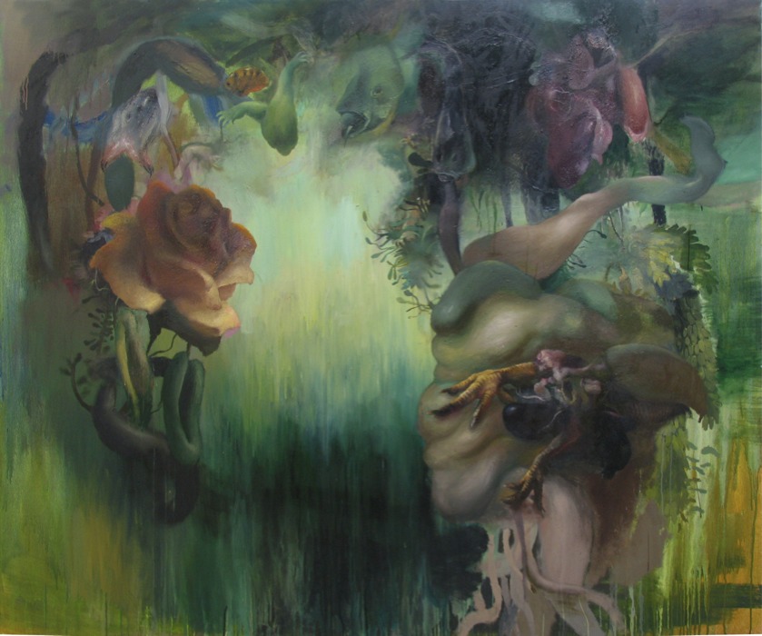 Χωρίς τίτλο. 2009, λάδι σε καμβά. 150 x 180 εκ.