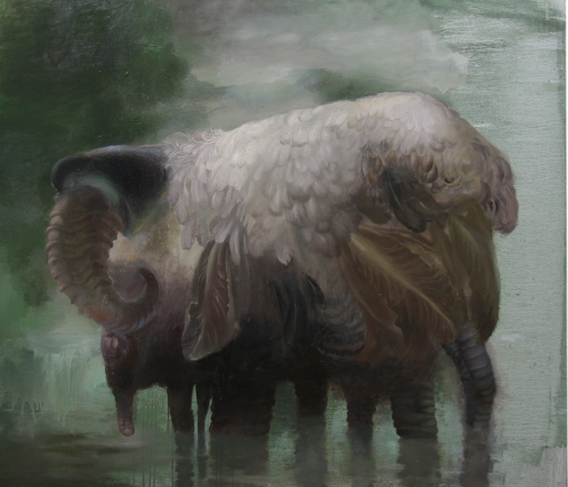 Χωρίς τίτλο. 2010, λάδι σε καμβά. 100 x 120 εκ.