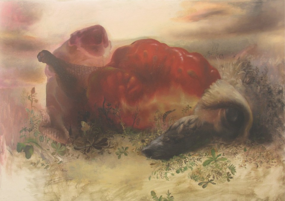 Χωρίς τίτλο. 2011, λάδι σε καμβά. 70 x 100 εκ.