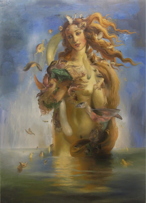 Χωρίς τίτλο. 2009, λάδι σε καμβά. 180 x 130 εκ.