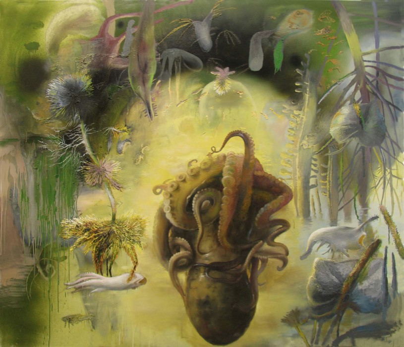 Χωρίς τίτλο. 2011, λάδι σε καμβά. 150 x 180 εκ.