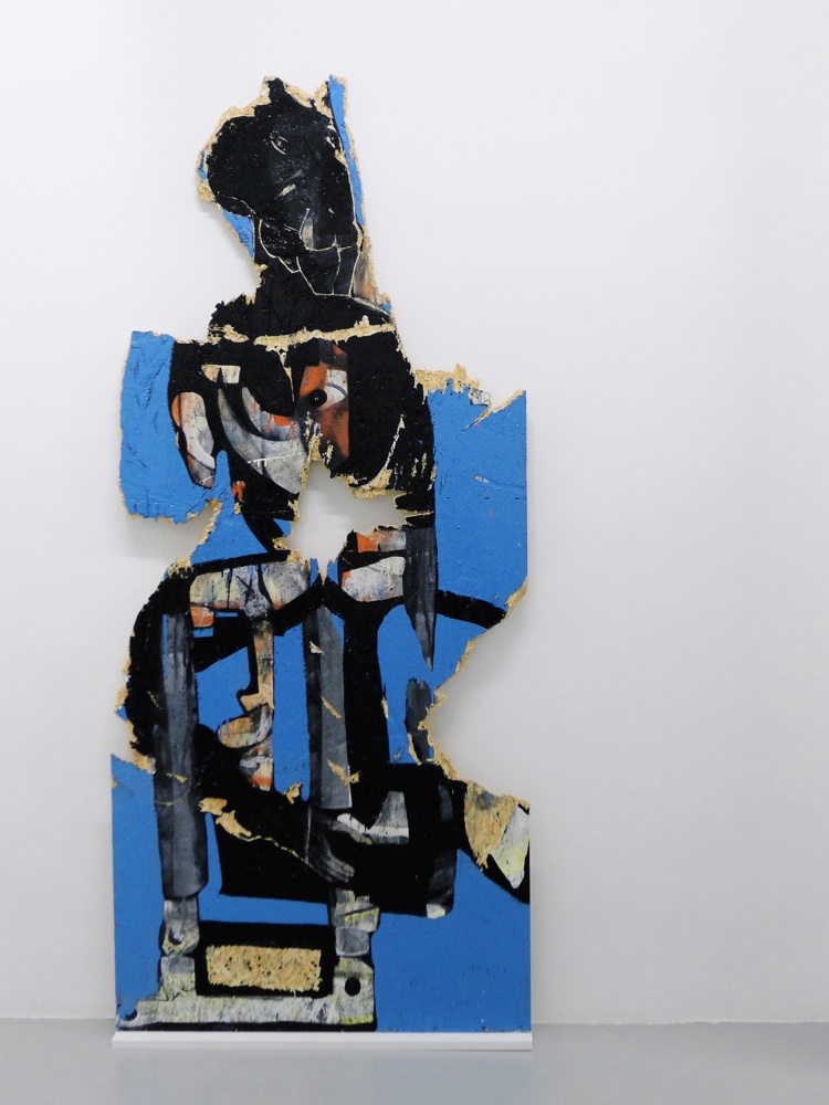 XL. 2011. Coatings on wood. 222 x 96 cm