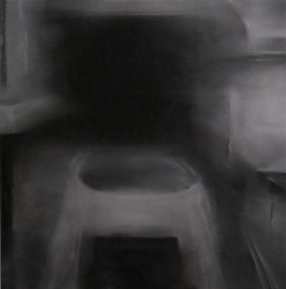 Untitled, 2011, oil on wood, 120 x 120 cm