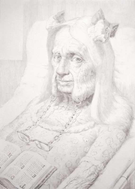 Steven C. Harvey - Old Age VIII - 2012. Pencil on paper. A3