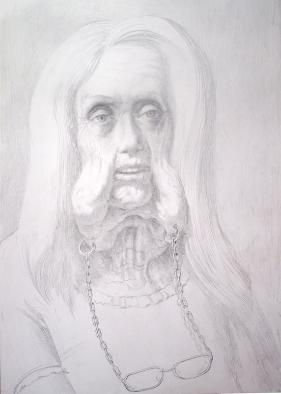 Steven C. Harvey - Old Age XII - 2012. Pencil on paper. A2