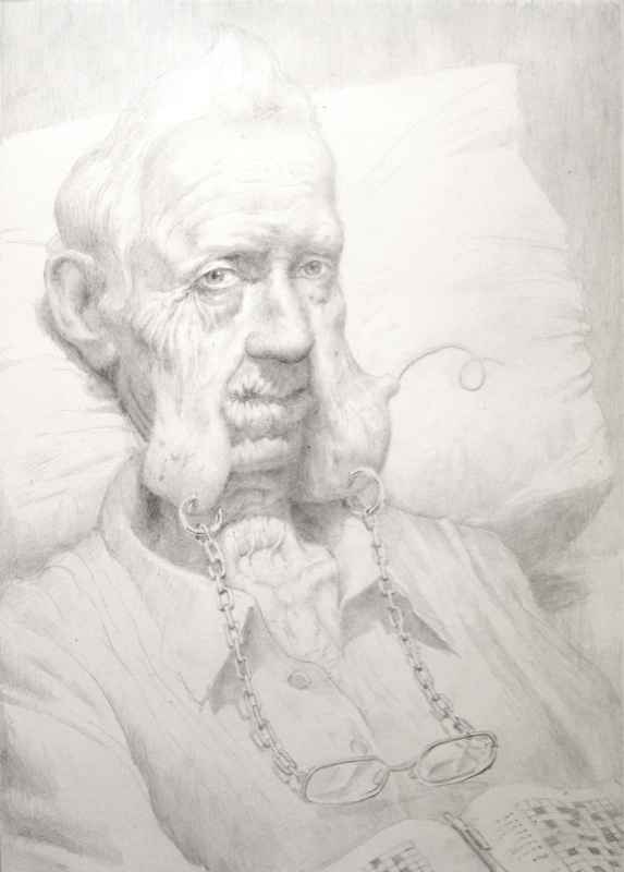 Steven C. Harvey - Old age IX - 2012. Pencil on paper. A3