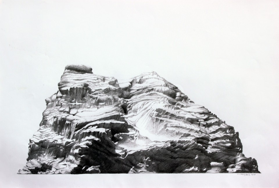 Locale IV, 2011, pencil on paper, 38 x 51 cm