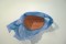 Untitled, 2013, plastic bag and clay, dimensions variable