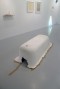 the battleship, 2013, plaster and brown tape, dimensions variable