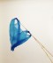 Untitled, 2013, plastic bag, straw and masking tape, dimensions variable