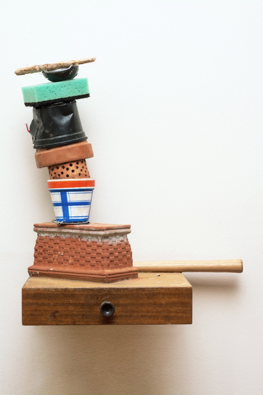 Untitled, 2013, mixed media, 47 x 41 x 27 cm