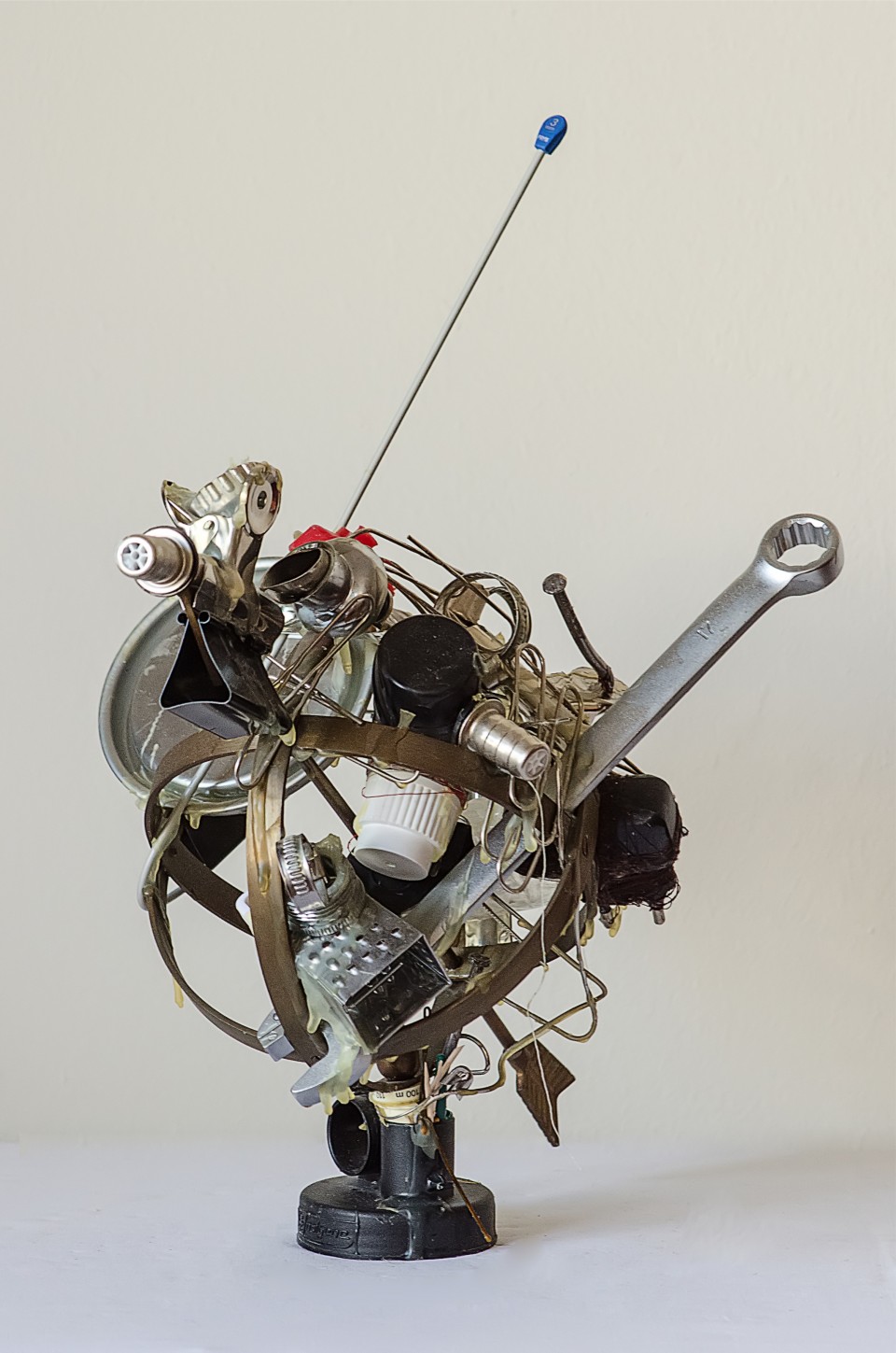 Untitled, 2011, mixed media, 40 x 36 x 19 cm