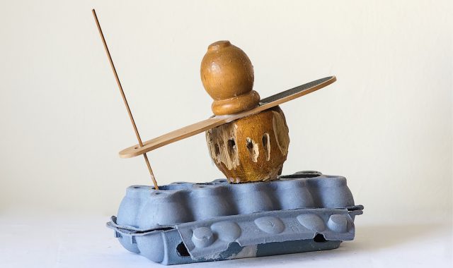 Untitled, 2013, mixed media, 25 x 18 x 15 cm