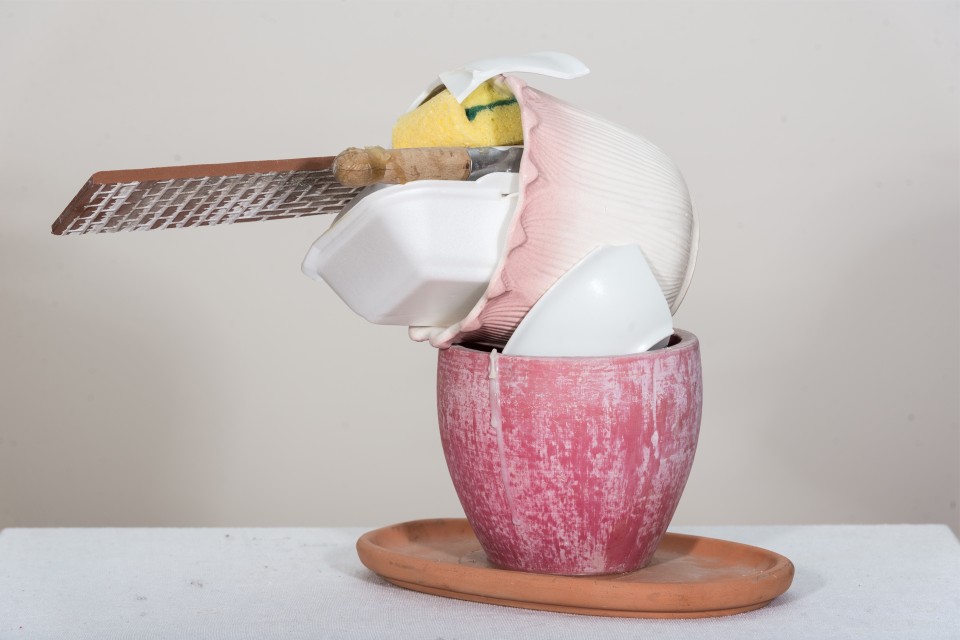 Untitled, 2013, mixed media, 30 x 35 x 14 cm