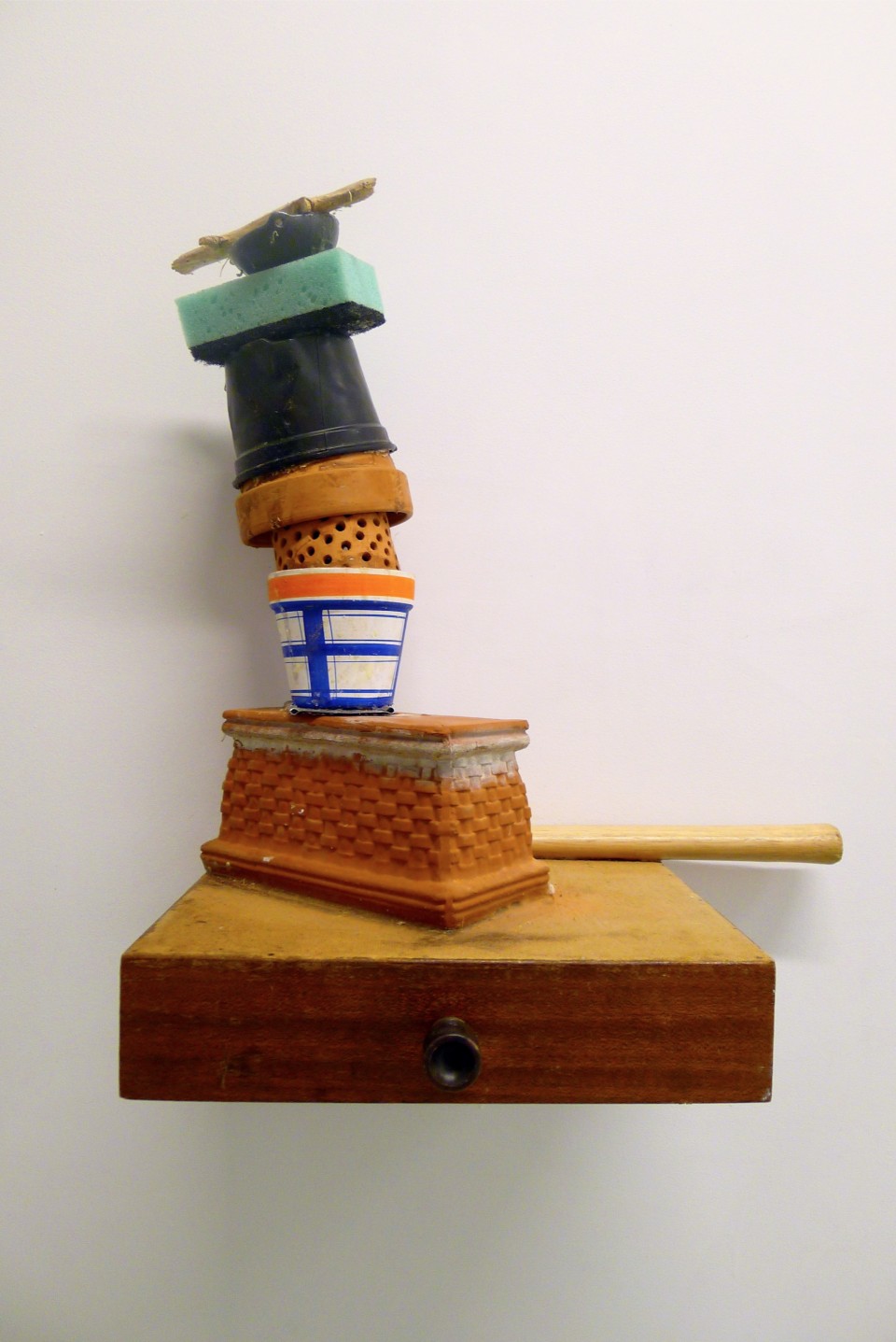 Untitled, 2013, mixed media, 47 x 41 x 27 cm