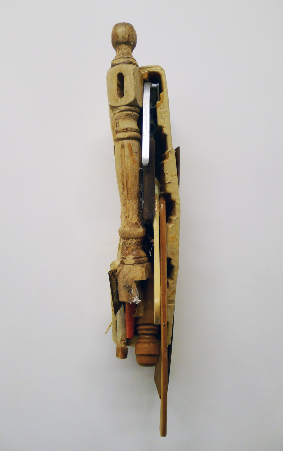 Untitled, 2013, mixed media, 62 x 27 x 11 cm