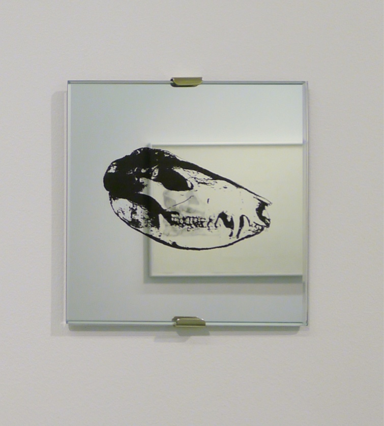 United III, 2014, laser engraving on mirror, 14,6 x 14,6 cm