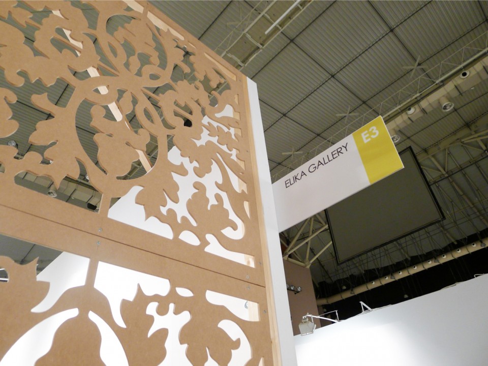 Elika at art-athina 2014 booth E3