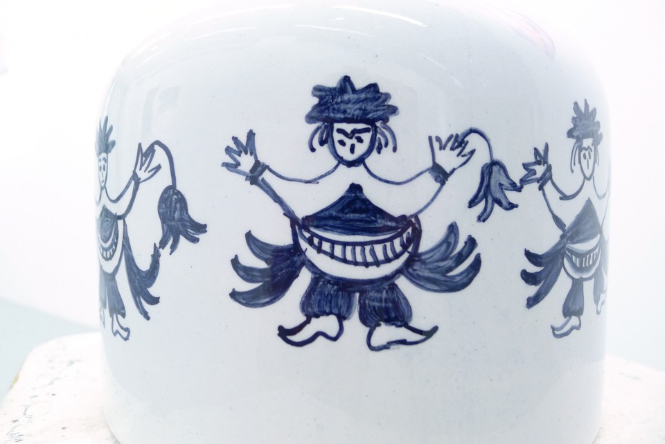 Of all the works of man, (Mpagasakia), 2015, Glazed ceramic, 21 x 20 x 20 cm (detail)