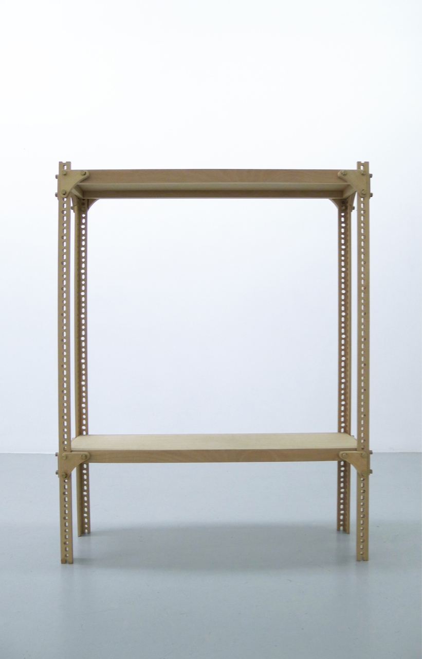 Dexion, 2015, Abura wood, 120 x 95 x 24,5 cm