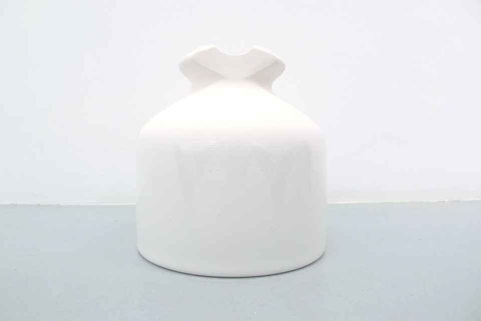 Of all the works of man, (Bisque), 2015, Glazed ceramic, 21 x 20 x 20 cm