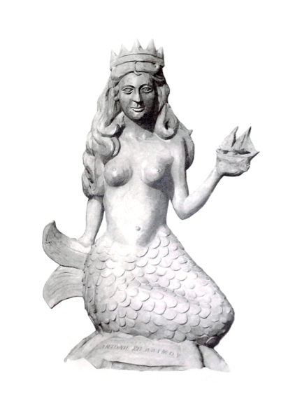 Manolis Daskalakis Lemos, The mermaid of Oinousses, 2012, pencil on paper, 114 x 171 cm