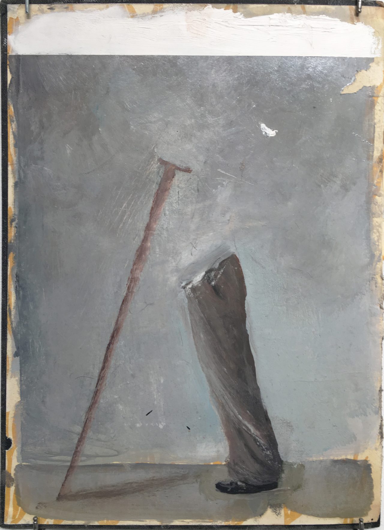 Untitled, 2017	 							  
oil on book cover				
29 x 21 cm
