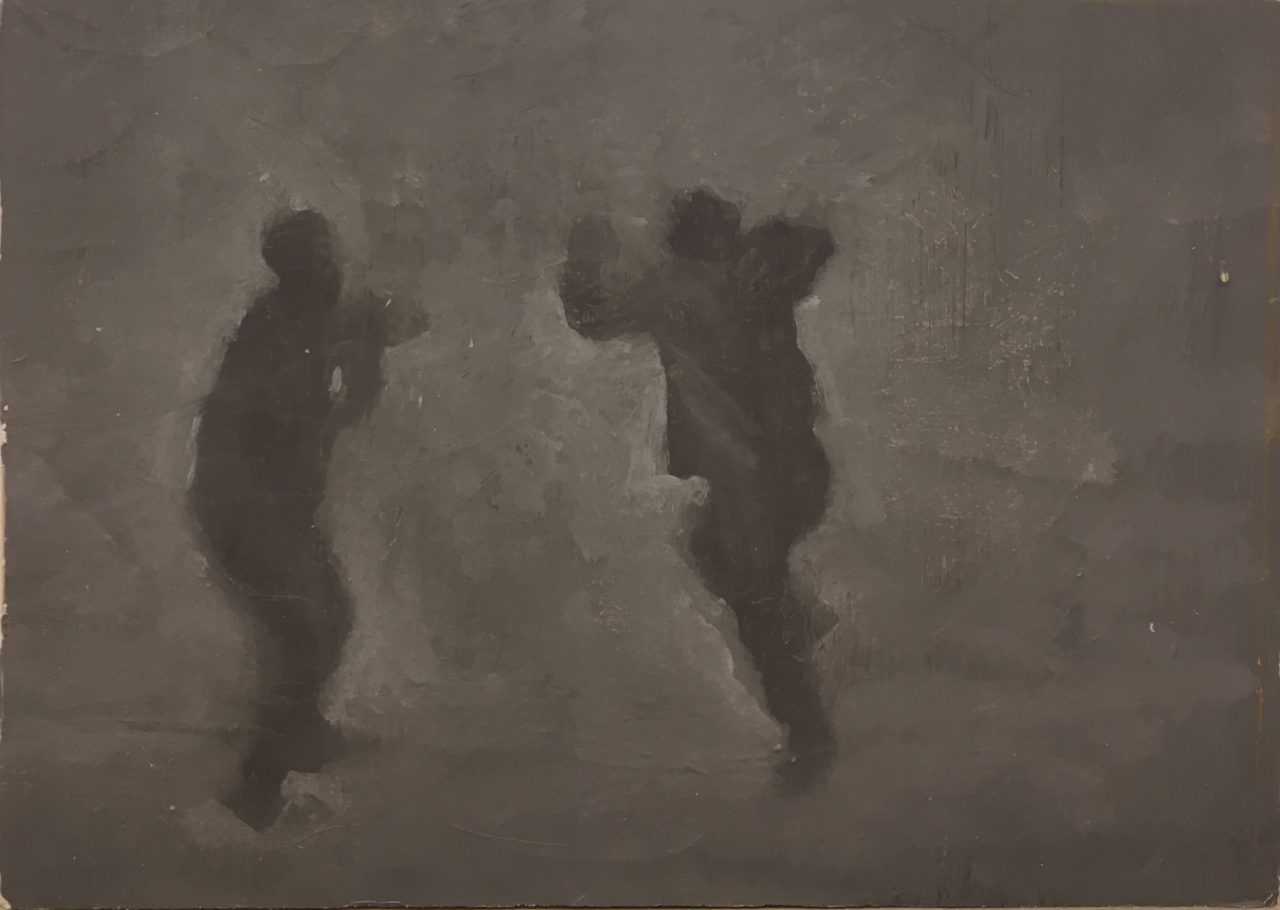 Untitled, 2017 							
oil on wood								30 x 21 cm