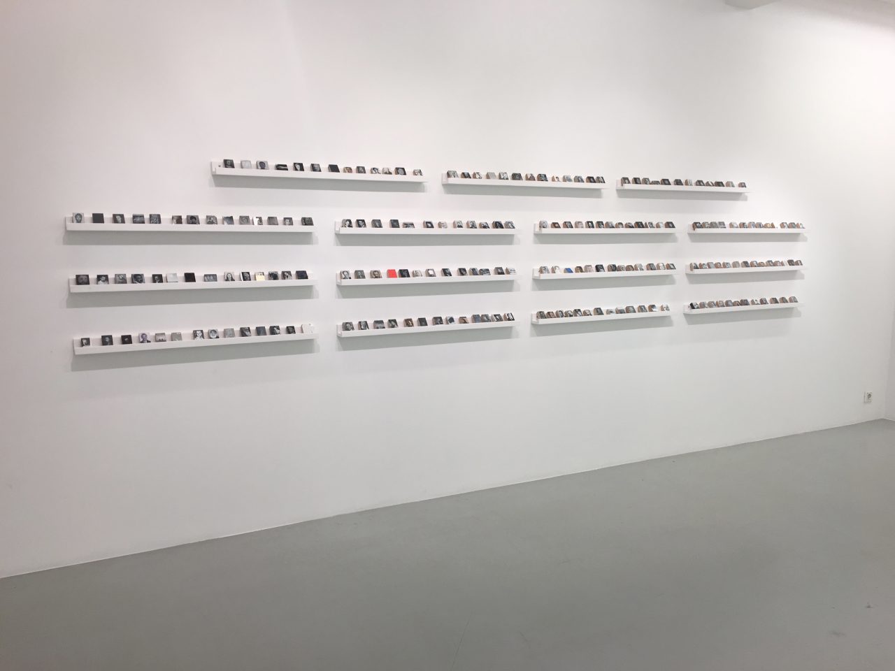 Τhe breaths inside my mind, 2016 - 2017					
mixed media
5 x 4 cm
series of images from 1 to 199
