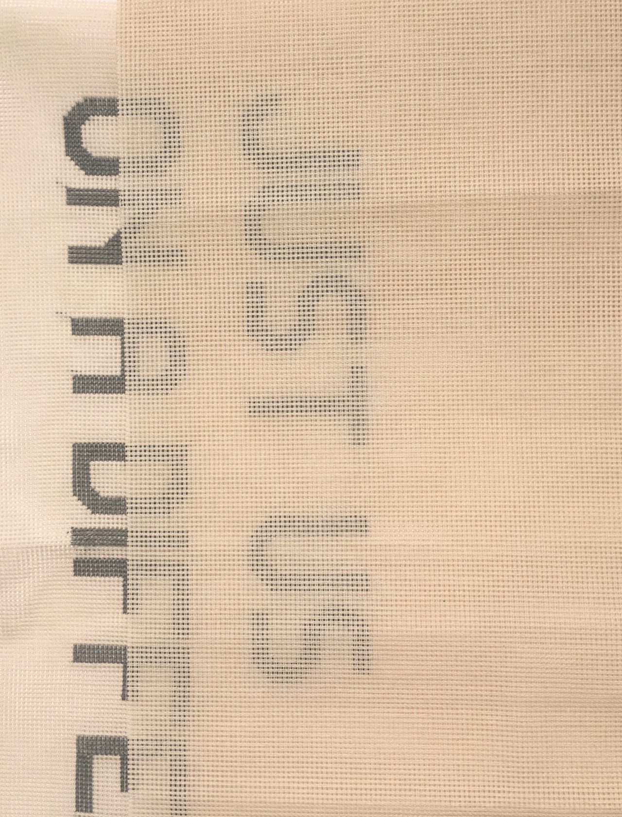 What is Other, 2018,
DMC thread on canvas,
37 x 69,5 cm
(detail)