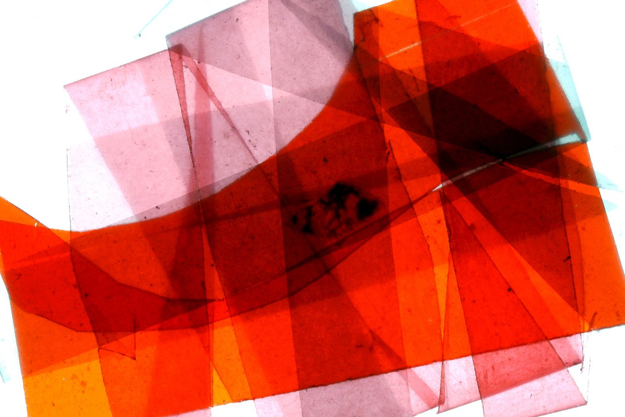 A few notes for the day that is gone, 2014-2018, duratrans print, metal, light panel, 65 x 70 x 10 (detail)